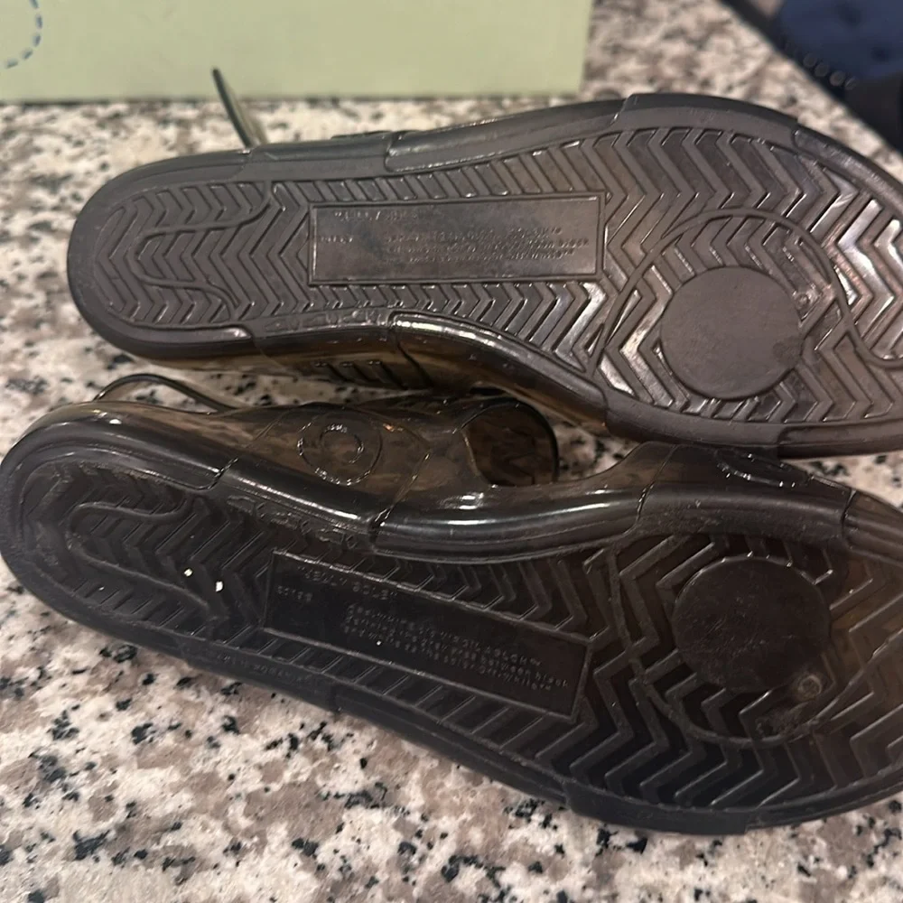 Off-White Transparent Black Sandals - Picture 7 of 17